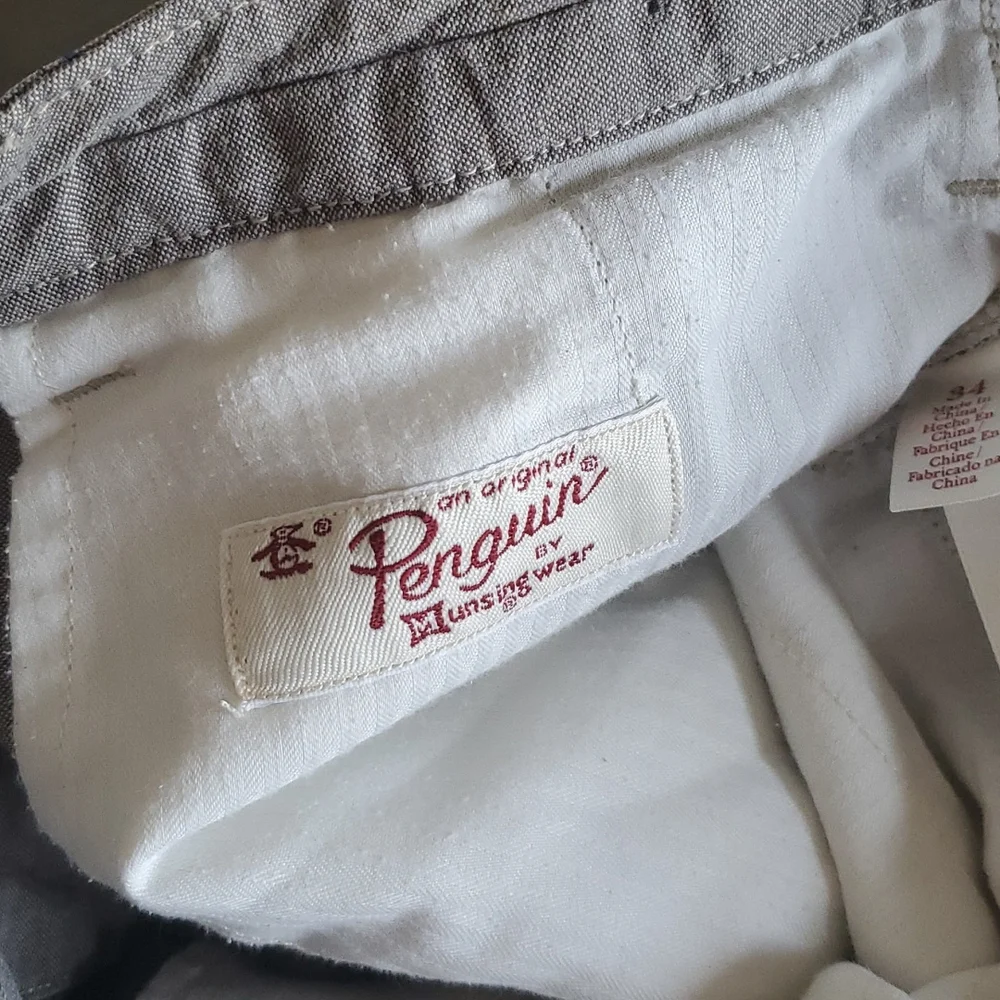 Penguin by Munsing Wear Gray Pants 34 waist. - Picture 5 of 6